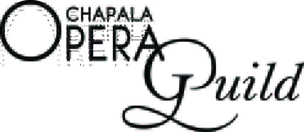 A black and white logo of the name chapala opera.